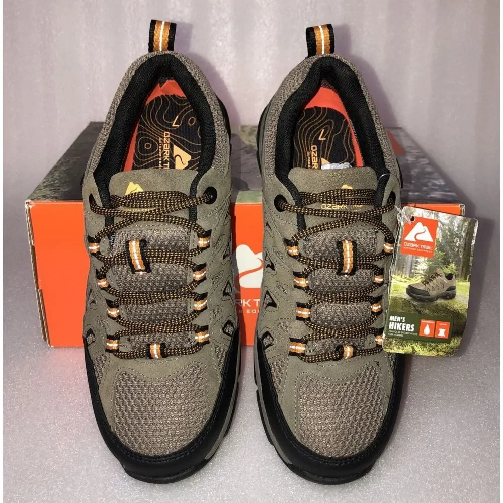 Ozark Trail Taupe Waterproof Lightweight Hiking Shoes Men's‎ Size 7 NEW IN BOX